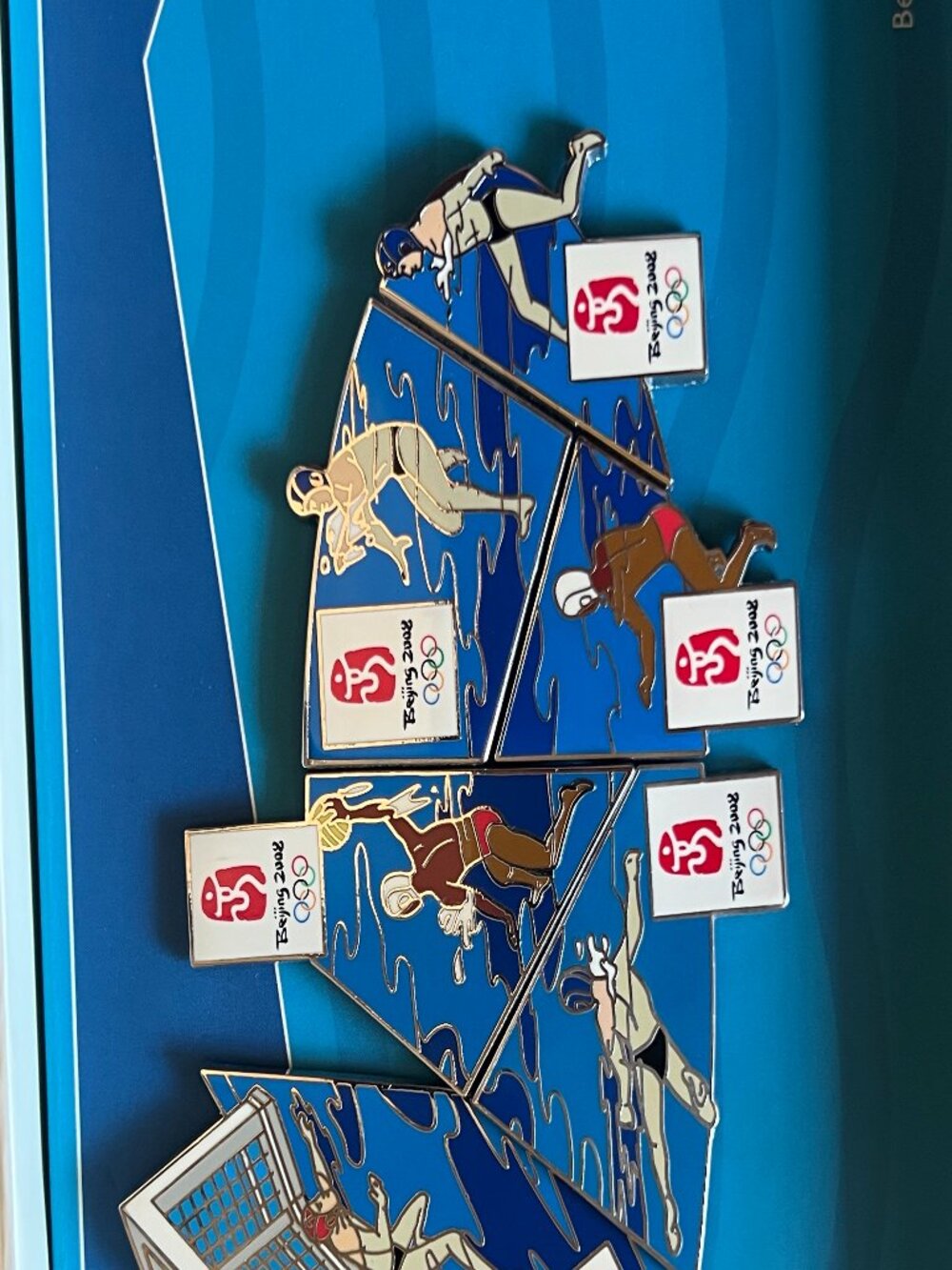 Official 2008 Beijing Olympics limited-edition: Water Polo Pin Set